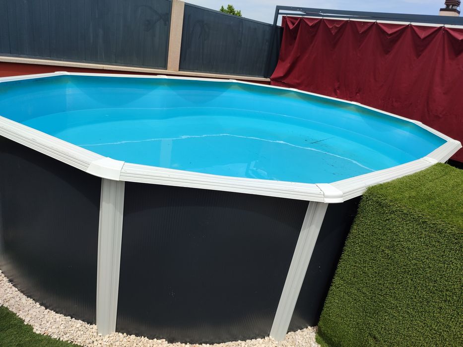 Piscina completa com filtro de areia