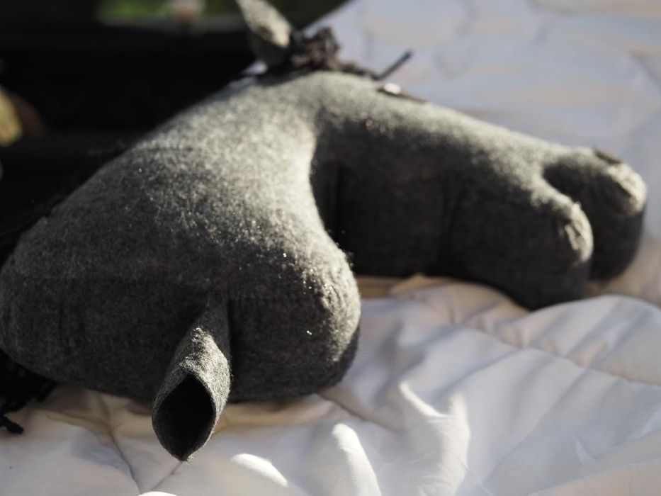 Koń konik na kiju hobby horse zabawka handmade prezent jednorożec