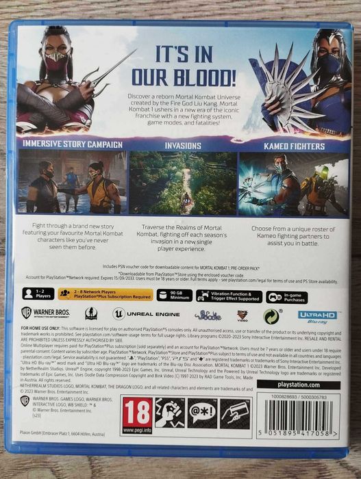 Gra Mortal Kombat 1 Polska Wersja PS5 Playstation