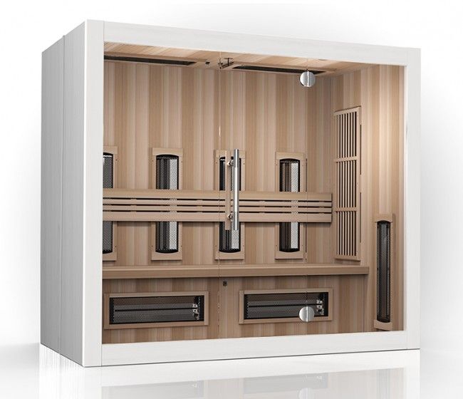 Sauna infrared DO ZABUDOWY - INFRAPLUS™ 210 VALERO Biały Cedr