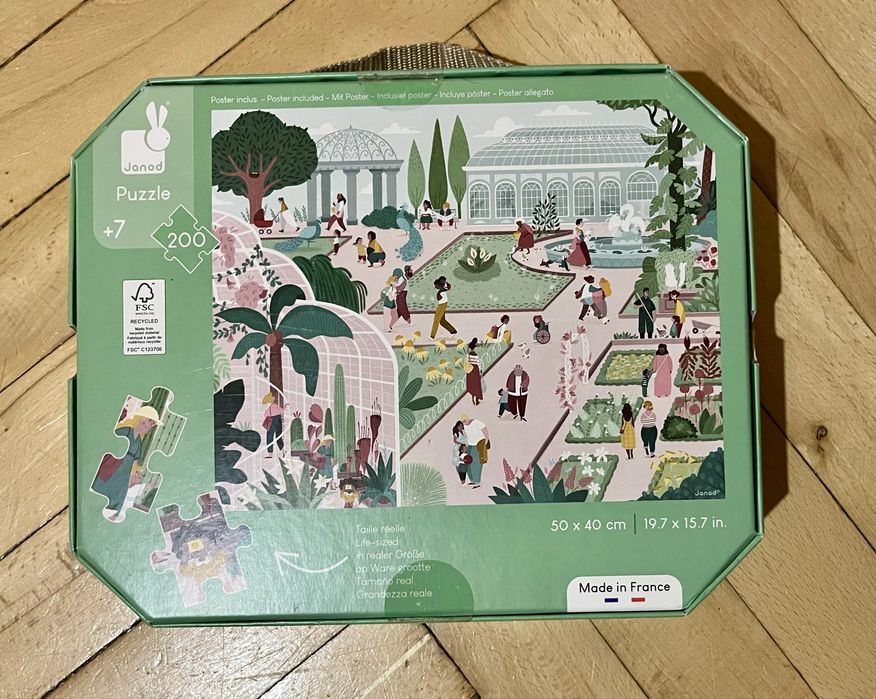 Puzzle Ogród Botaniczny 200 el., Janod