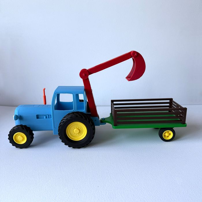 Синій трактор. Тракторець Молодець. Синий трактор.