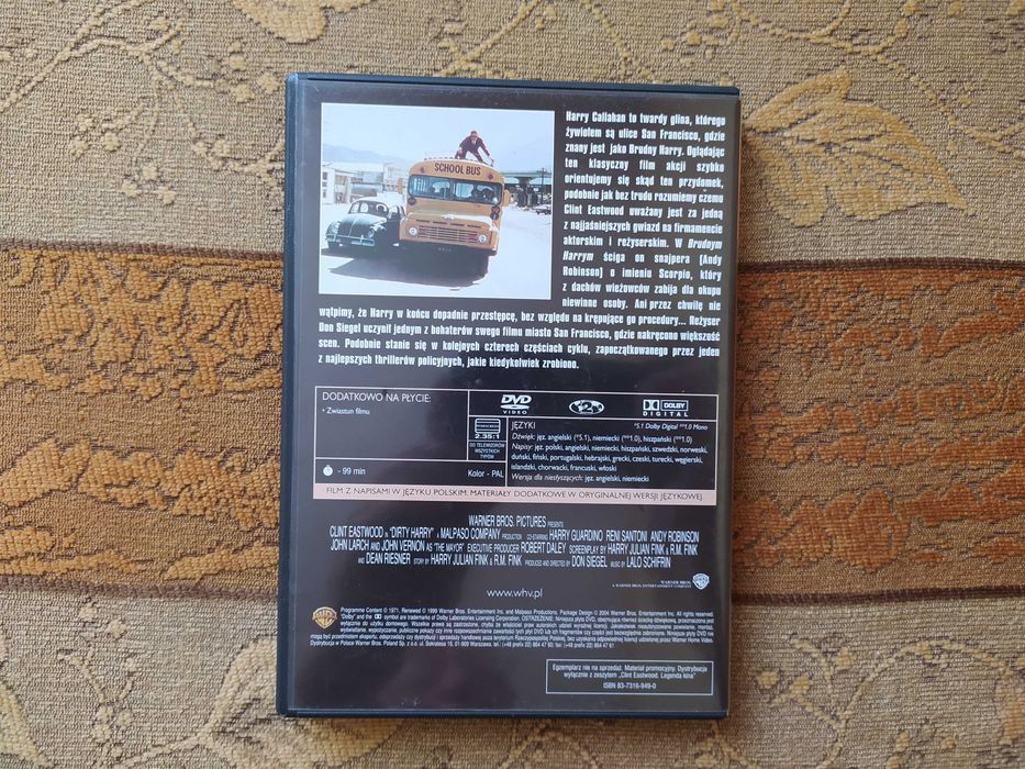 Film DVD Brudny Harry