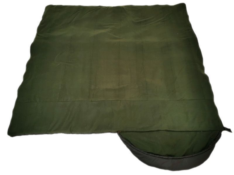 Спальний мішок метрової ширини теплий на флісі, зимовий спальник -25