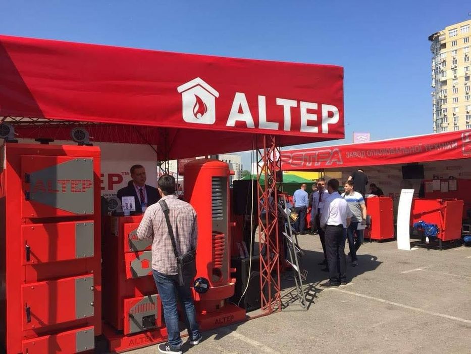 Котел АЛЬТЕП DUO UNI PLUS 40кВт.Котел Твердопалевний сталь 6мм.