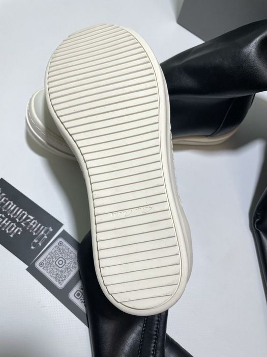 Rick Owens High Socks Leather