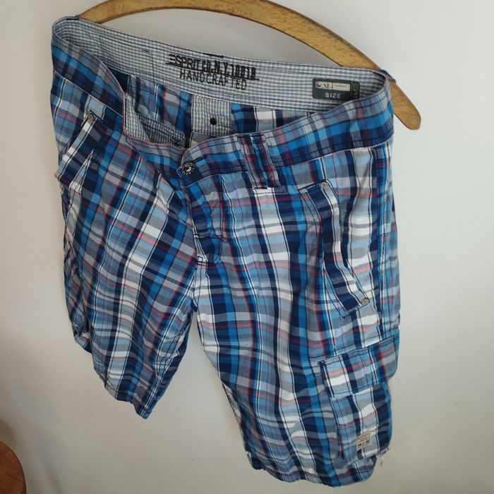 Spodenki męskie Esprit, bermudy, r. M, krata