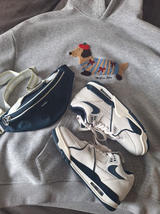 Nowe Buty Nike Air Flight '89 Low Granatowe