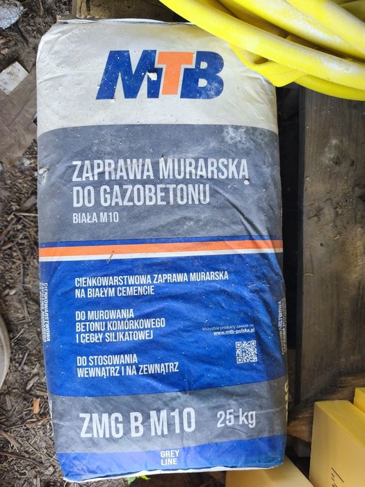 Zaprawa murarska do gazobetonu