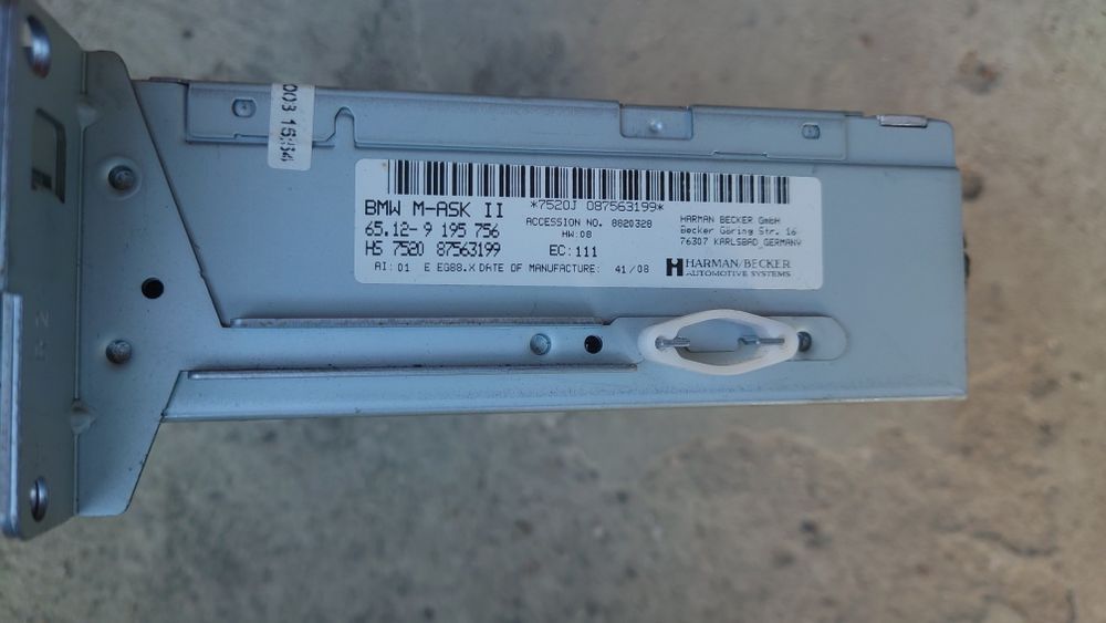 BMW E60 E61 lift radio czytnik nawigacji