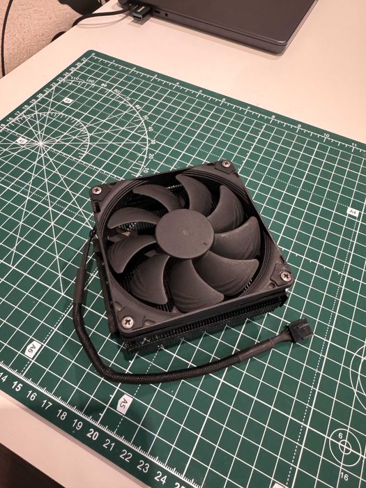 Кулер Noctua NH-L9a-AM4 chromax.black, чудовий стан з термопастою