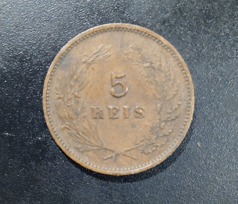 5 reis de 1905 em bronze