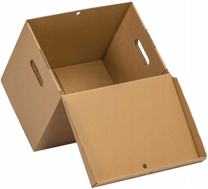 Pudełko kartonowe karton pojemnik na regał 400x300x330 mm pudło GRUBE POJEMNIKI