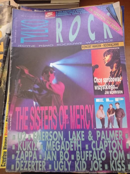 Czasopismo Tylko Rock.9,1992
