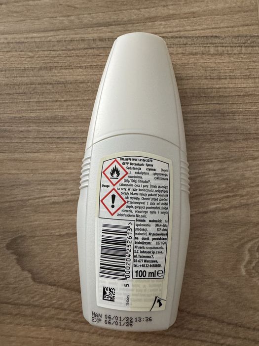 SCJohnson OFF! botanicals Repelent 100ml.