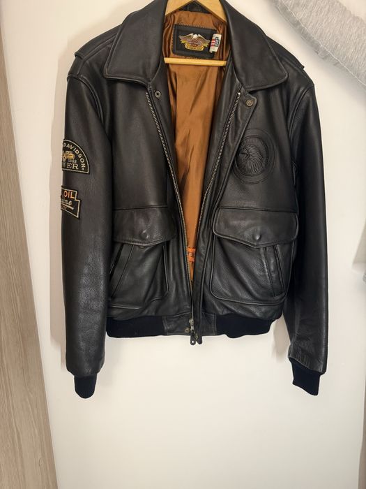 Casaco de Pele Harley Davidson