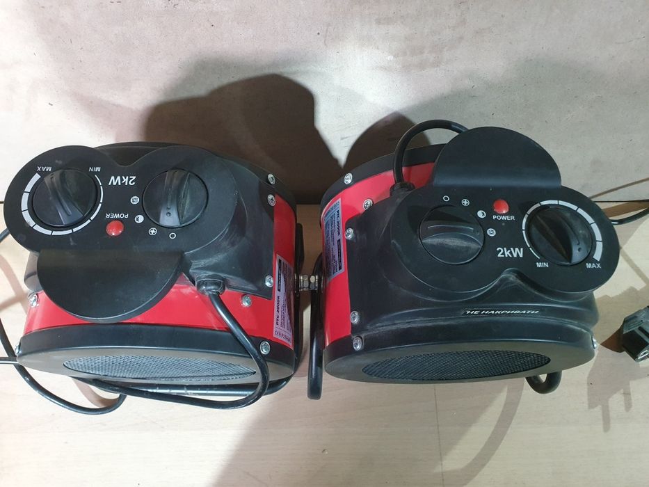 Тепловий вентилятор обігріву 2кВт та 3кВт