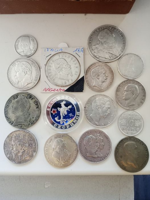 Монеты серебренные