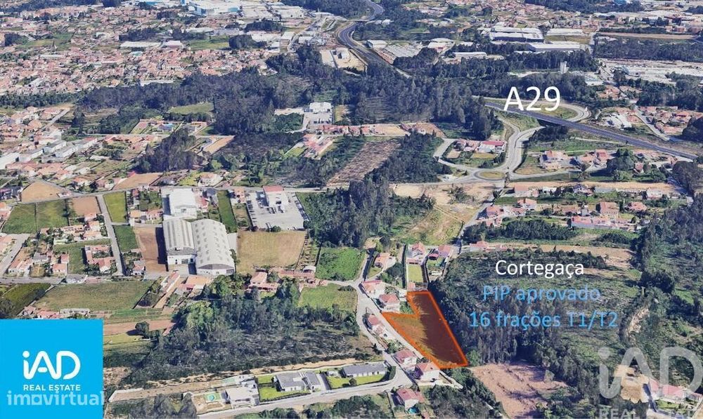Terreno para construção em Cortegaça