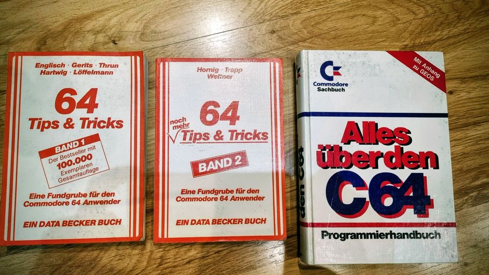 Kultowe książki (3 szt.) do Commodore 64