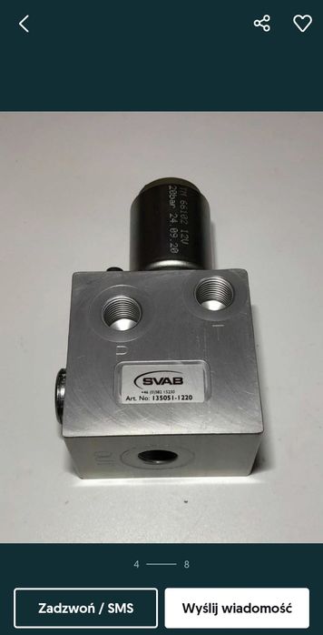 Części SVAB (*Engcon*Indexator*Rototilt*SMP*Steelwrist*Potencjometry*)