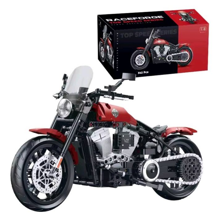 Конструктор мотоцикл 586 шт ретро байк Lego