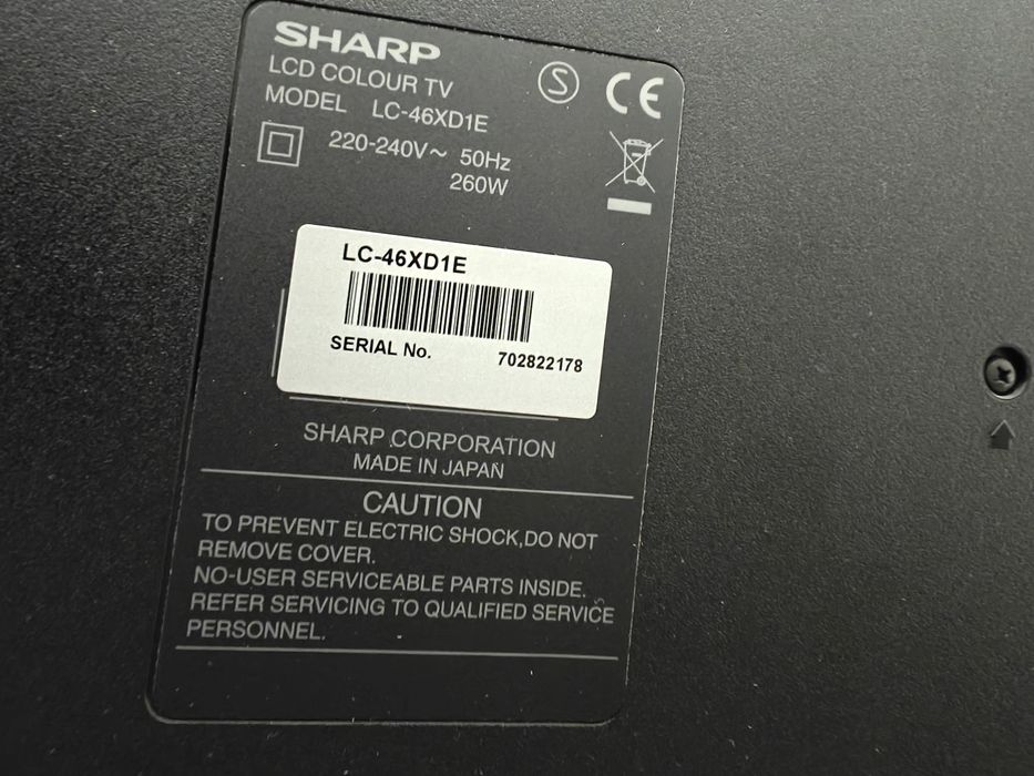 Telewizor Sharp LC-46XD1E 46 cali - super stan