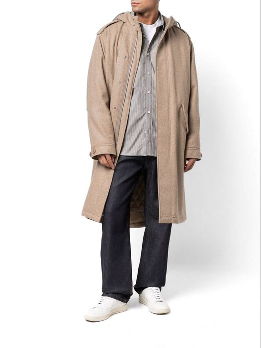 COLLABORATION | Утеплена вовняна парка-пальто A.P.C. × SUZANNE KOLLER