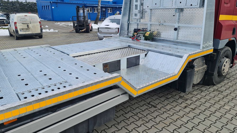 Zabudowa laweta najazd panelowa super mocna DMC 16-18 Ton MOTO-LUK
