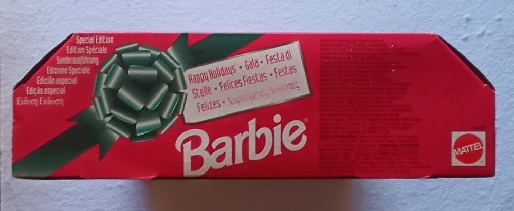 Barbie Happy Holidays Gala, ano de 1994, Mattel #12432