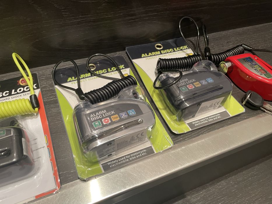 Cadeados de disco com alarme PROMOÇAO e avisador MATERIAL DE QUALIDADE