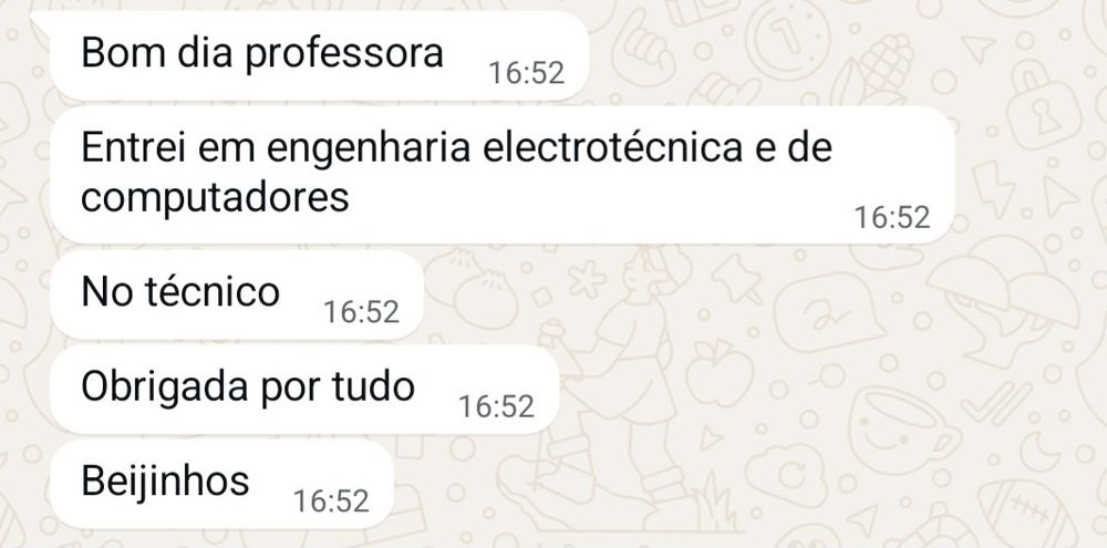 Explicações de Físico-química todos os anos de escolaridade