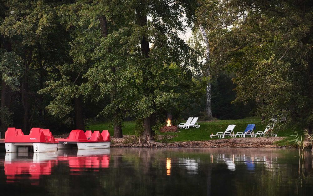 Nowe domki nad jeziorem Szóstak - Mazury Garbate