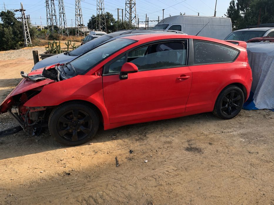 Citroën C4 Coupé (Três Portas) Vermelho – Peças