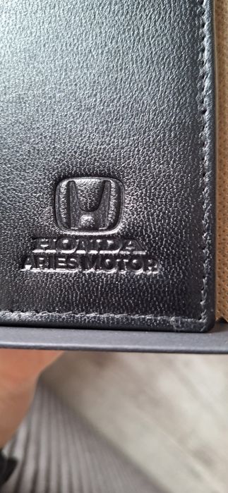 Portfel Honda skórzany na karty