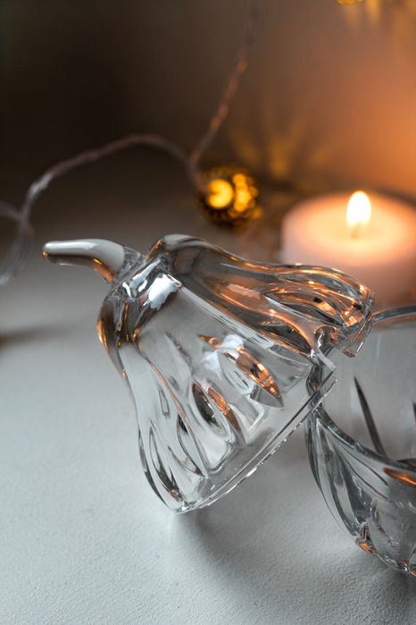 Кришталева джемниця , цукорниця вінтаж