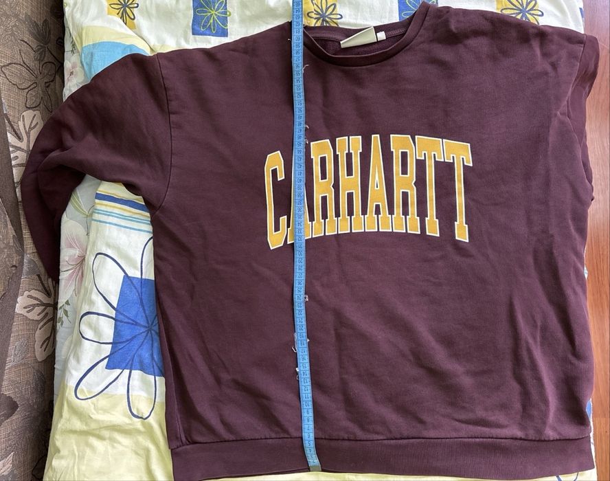Carhartt WIP W’ Division Sweat оригінал бордовий світшот L