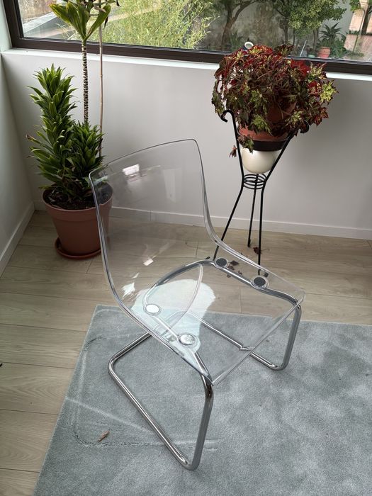 Cadeiras jantar Marshall transparentes