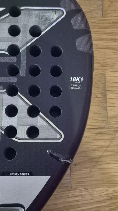 Nox AT 10 Attack 18k + Prot carbono + Grip Wilson + Head spin (Novo preço)