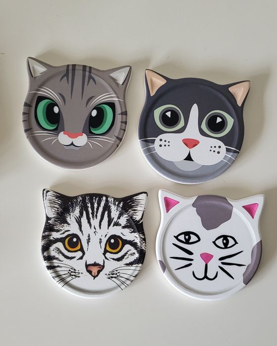 Home&You podkładki ceramiczne w kształcie kotków