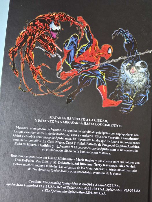 EL ASOMBROSO SPIDERMAN : Matanza Máxima - Panini Comics Espanha, capa dura
