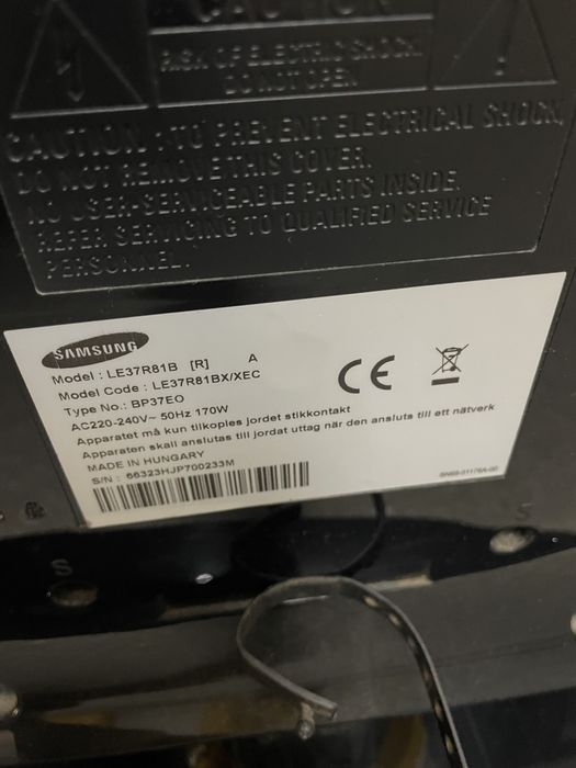 TV Led Samsung 37”