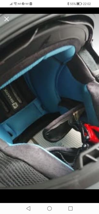 Capacete Shark cinzento