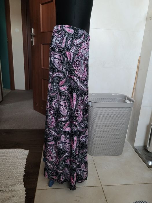 Długa spódnica L/XL maxi wzory paisley
