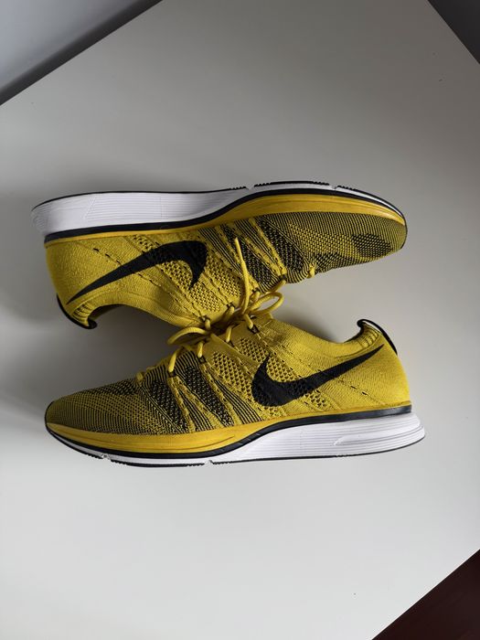 Buty nike flyknit trainer citron żółte yellow 44.5