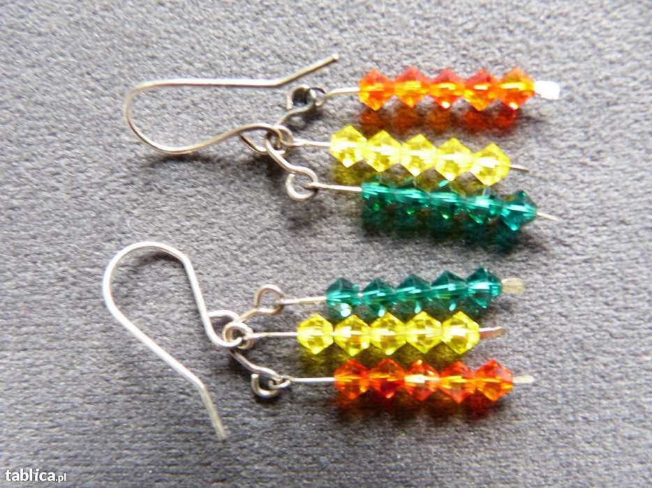 kolczyki SVAROWSKI rasta