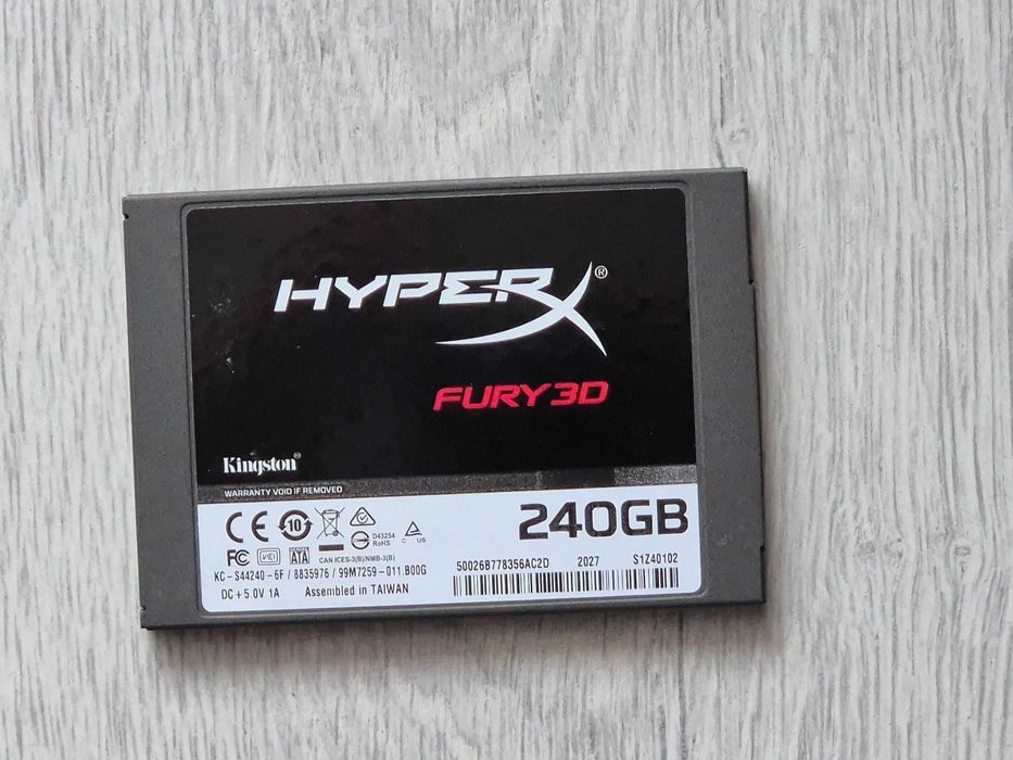 SSD диск 240GB HyperX FURY 3D (SATA3 \ 2.5"). Trade-in