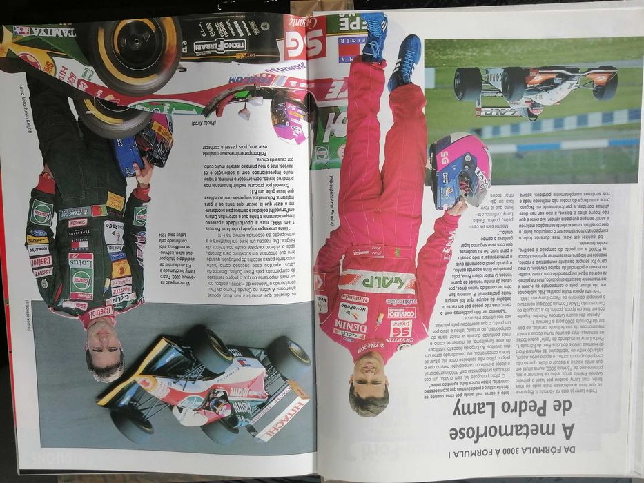 2 Raros Livros Formula 1 de 1993 e 1996 por José Barros ,Senna, Prost.