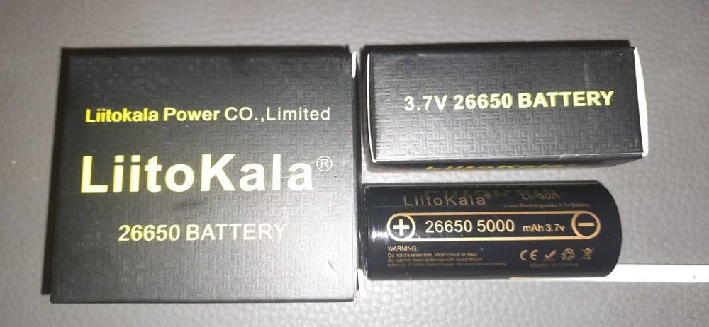 Акумулятор 26650,  LiitoKala.