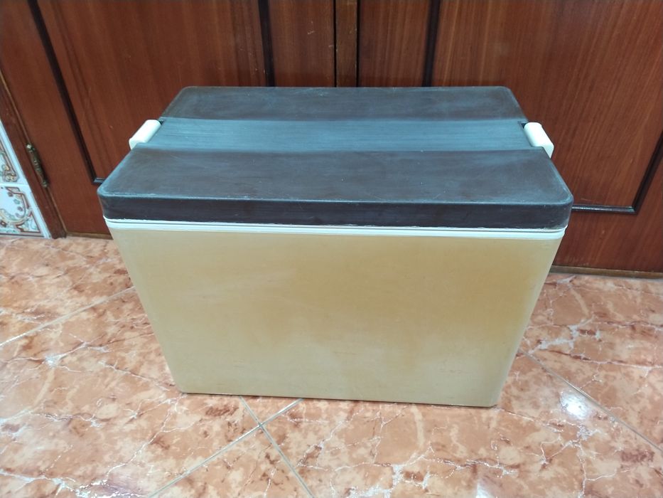 Caixa térmica 50L arca geleira campismo praia casa quarto apartamento vivenda escritório gabinete carro cozinha.